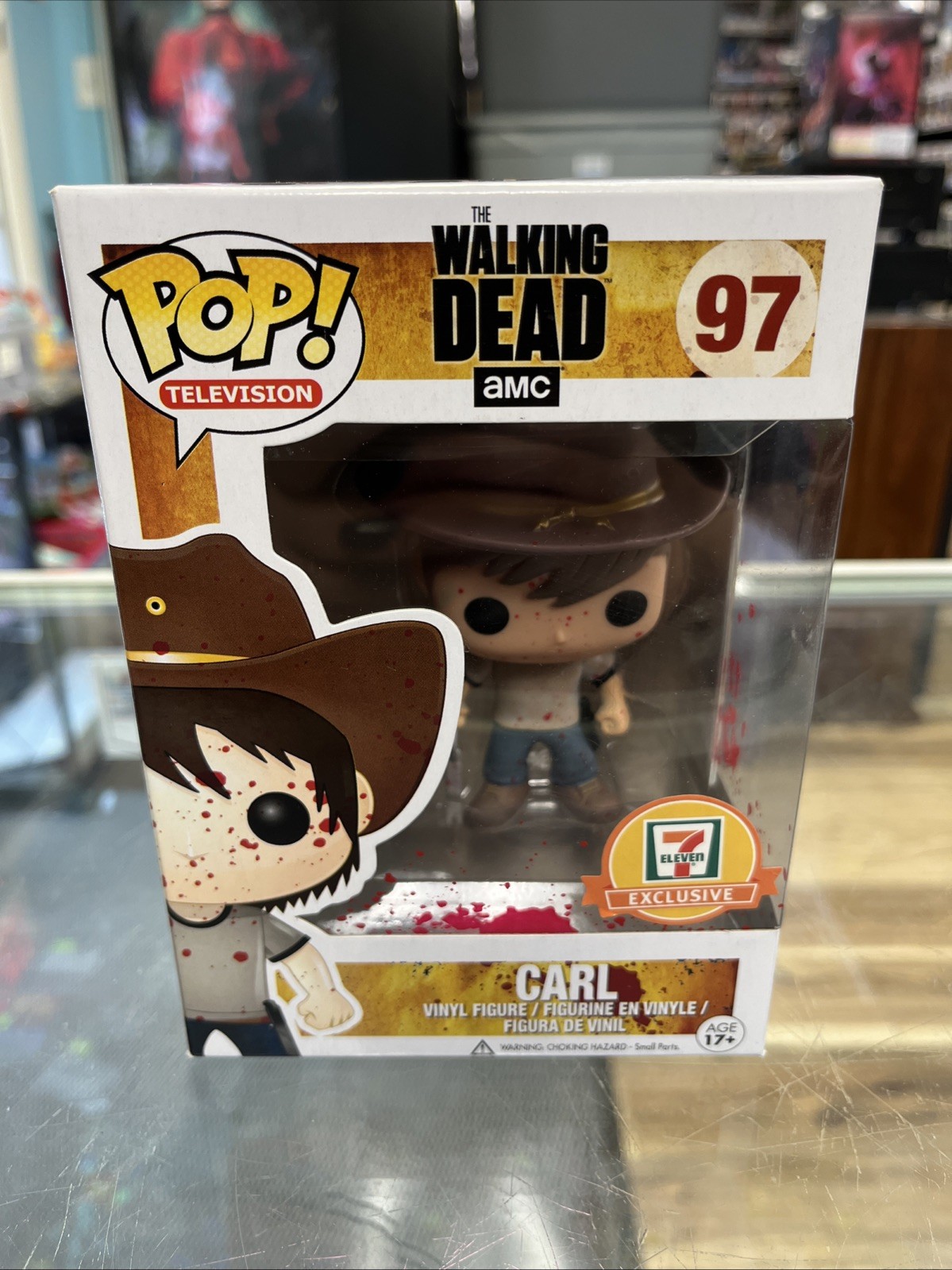 Funko Pop - Carl 97 (Bloody) 7-Eleven Exclusive THE WALKING 