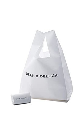 Dean & Deluca Minimal Eco Bag Weiß Damen Kompakt Faltbar Leicht 48 x