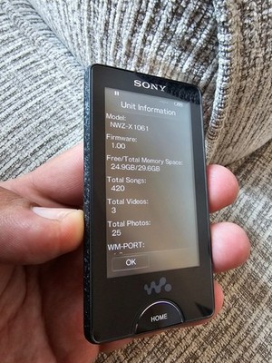 Sony Walkman X-Series Black NWZ-X1061 32GB Digital Media Player