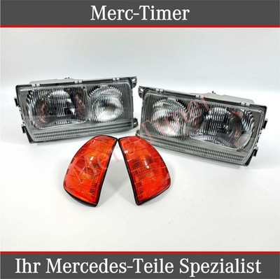 Scheinwerfer Blinker Set für Mercedes W123 C123 Links Rechts Frontscheinwerfer
