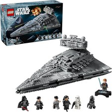 Lego Star Wars Imperial Star Destroyer Building Toys Set - Build & Display For B