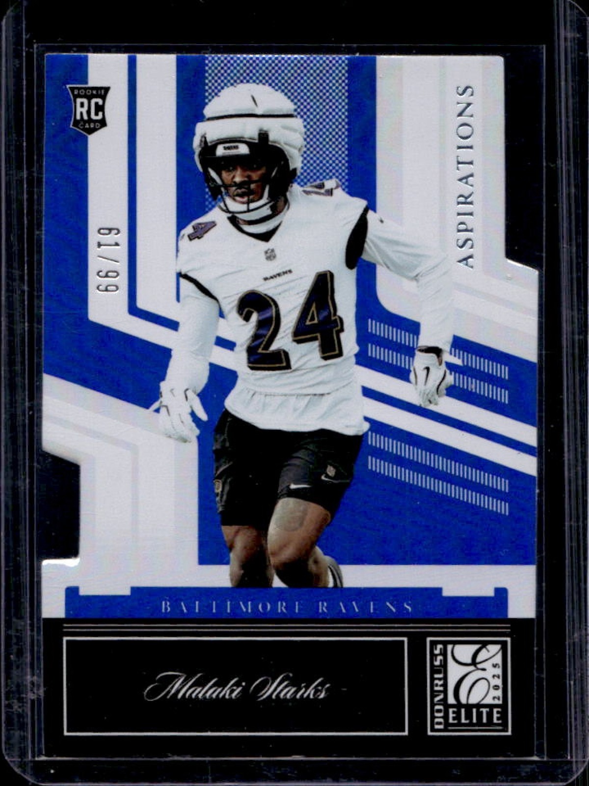 Malaki Starks Panini Donruss Elite 2007 Elite Rookies #6 Aspiration Die Cut