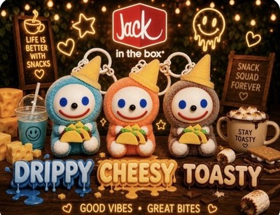 Jack In The Box Jibbi Bag Charm Savory Series Set Of 3