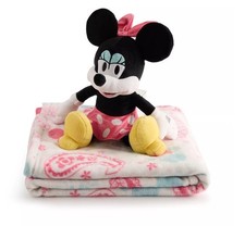 Disney's Minnie Mouse Buddy Plush  Throw by The Big One Kids Soft Cozy