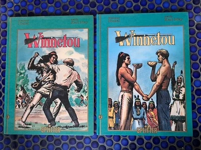 WINNETOU 1 + 2 ☆  Helmut Nickel / Splitter Hardcover Comics 1989 ☆ Z 0-1/1 - Bild 1 von 4