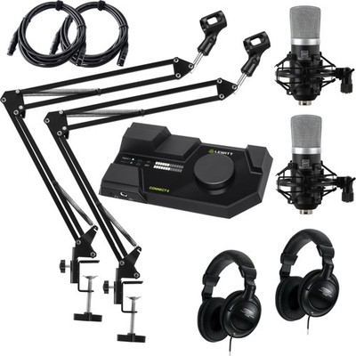 Lewitt Connect 6 USB-C Audio Interface Podcast Interview Großmembran Zubehör Set