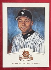 2002 Donruss Diamond Kings #60 Derek Jeter New York N.Y. Yankees HOF SP