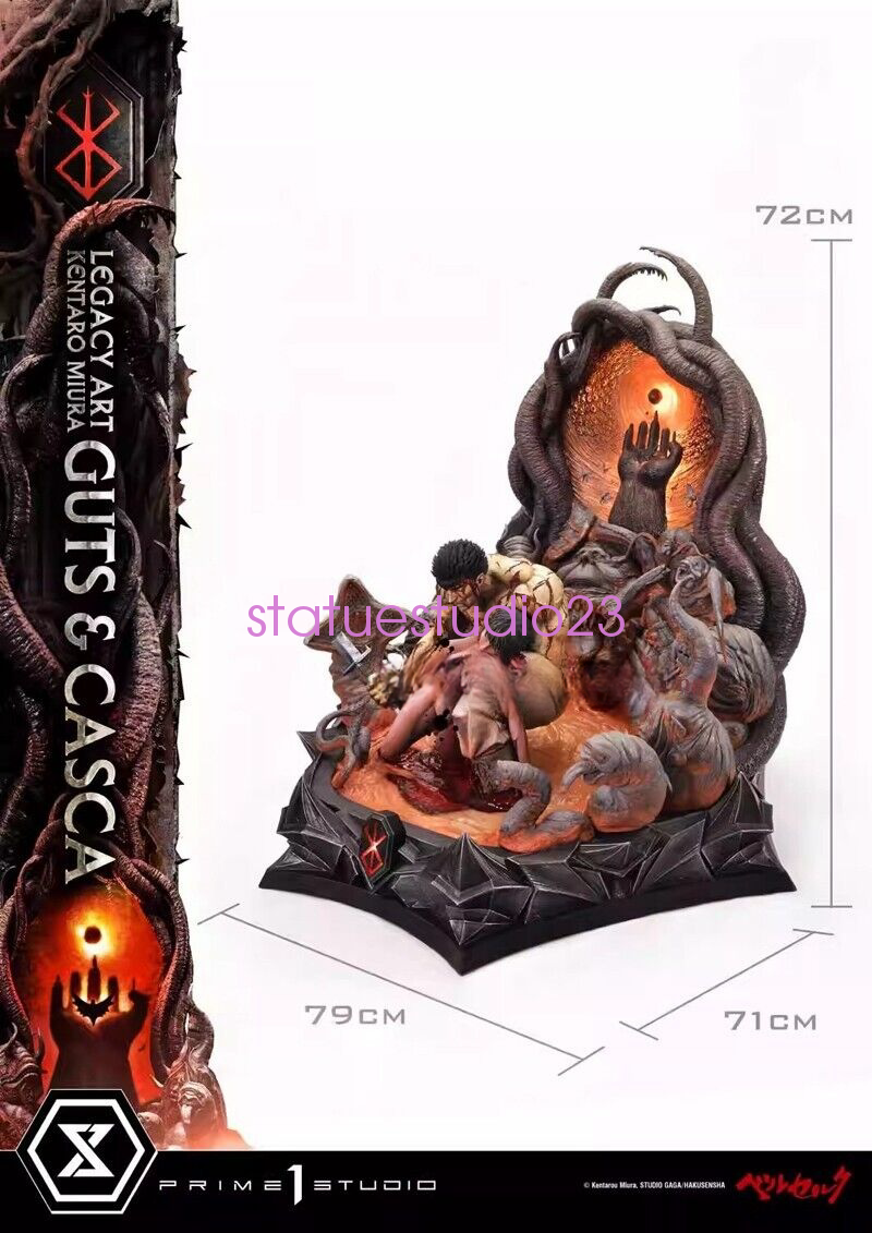 Pre order Prime 1 Studio LABR-03S Berserk 1/4 Guts & Casca Statue