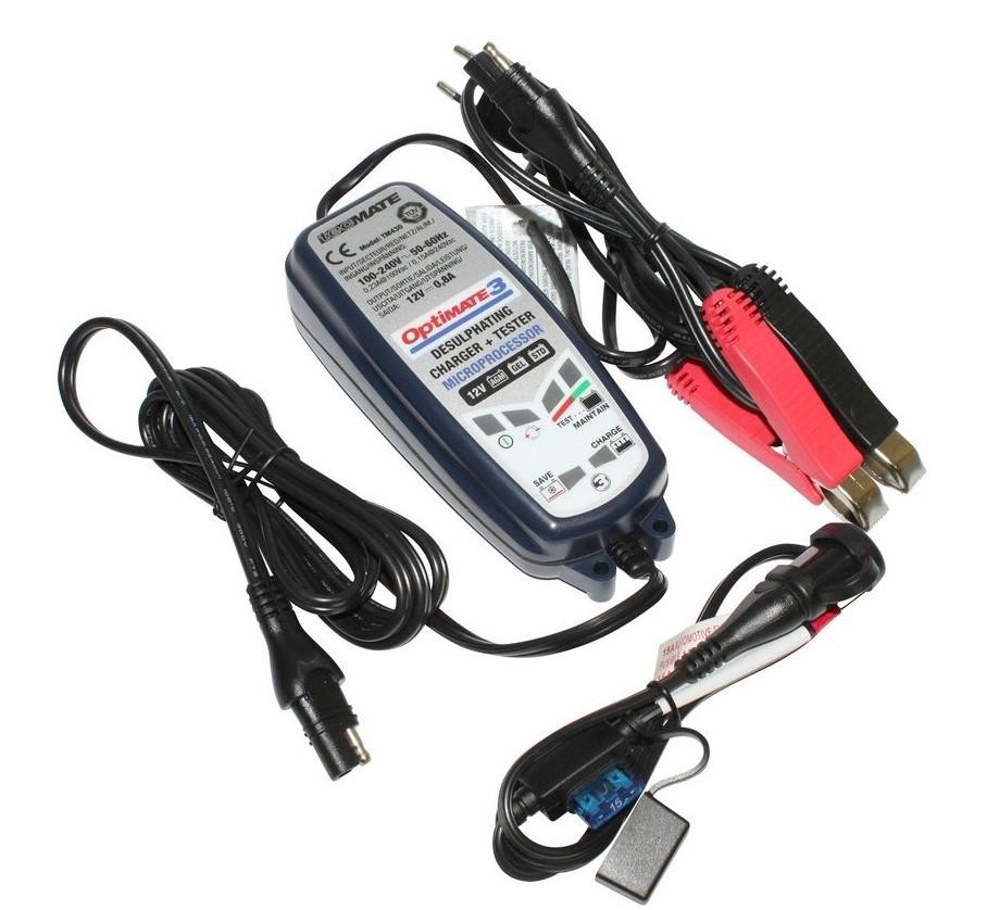 Chargeur batterie moto Optimate 3+ TM430 12V testeur automatique
