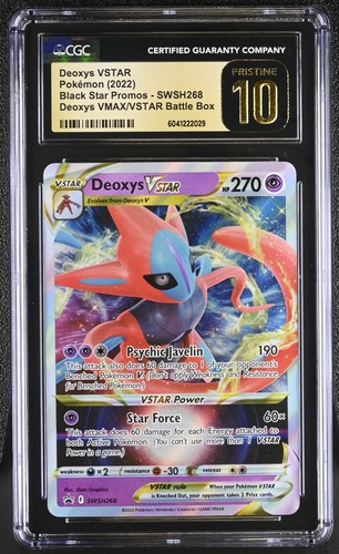Deoxys VSTAR graded CGC 10 for sale on eBay