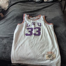 True School Authentics LSU Tigers Shaquille O'Neal #33 Jersey 3XL White