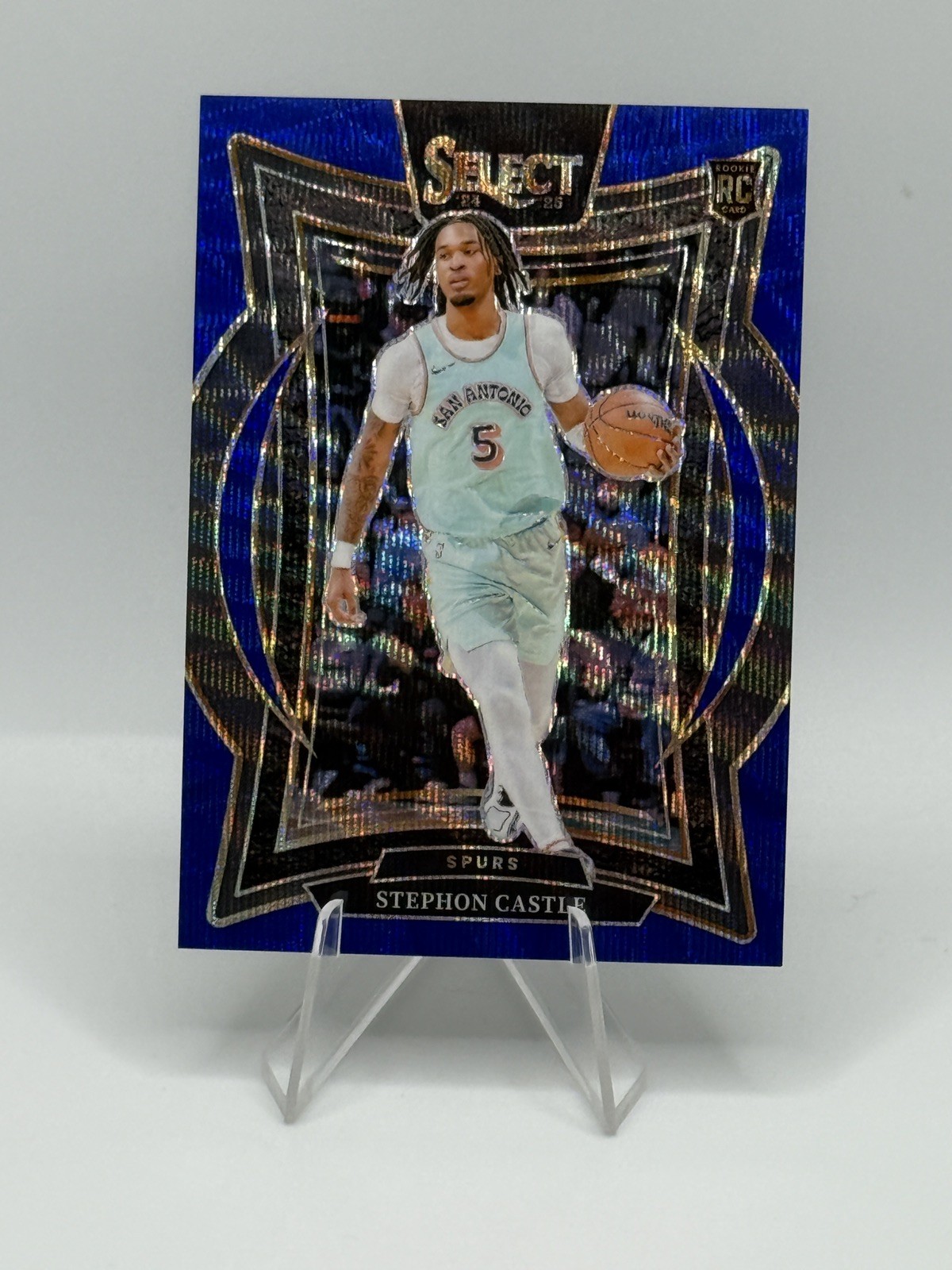 2024-25 Panini Select STEPHON CASTLE Concourse Rookie RC #72 Blue Wave /75