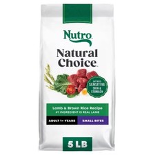 Nutro Natural Choice Lamb and Brown Rice Flavor Small Bites Adult Dry Dog Food