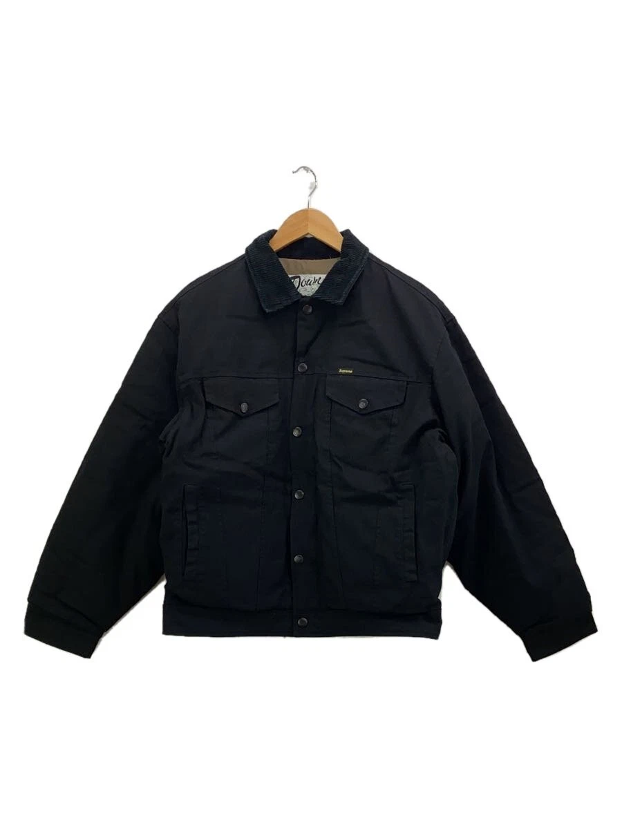 Giacca camionista Supreme × Schott piumino tela nero M usata
