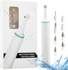 Electric Tooth Polisher, Household Electric Dental Calculus Remover with 8 Repla