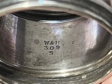 Antique W & H Sterling Silver Napkin Ring Wood & Hughes 309 No Monogram