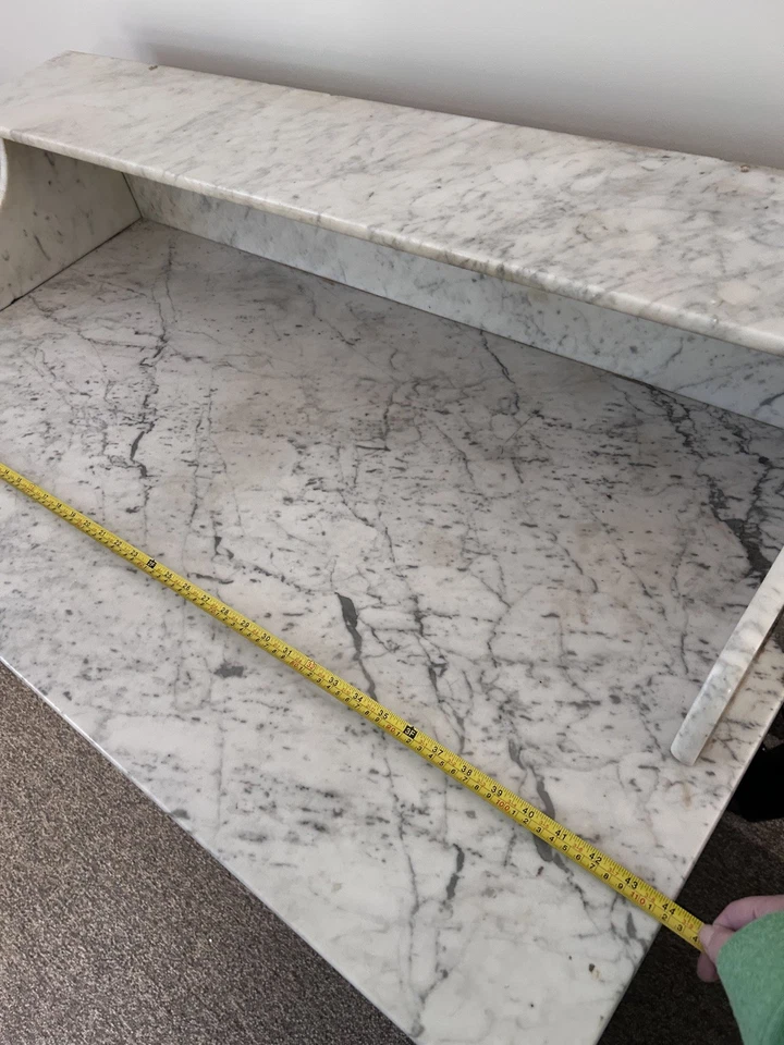 Antiguo aparador/buffet/escritorio con tapa de mármol Foto 2 de 4