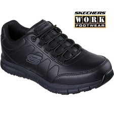 Skechers Work Shoe Nampa Osil Slip Resistant Memory Foam Lightweight UK6-12