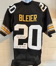 Rocky Bleier Signed Autographed "4x SB Champ" Pittsburgh Football Jersey : BAS
