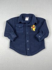 Vintage Embroidered Winnie The Pooh Fleece Jacket Disney Store 18 Months