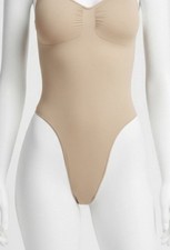 Skims Seamless Sculpt Thong Bodysuit Size Large NWOT Clay 149 