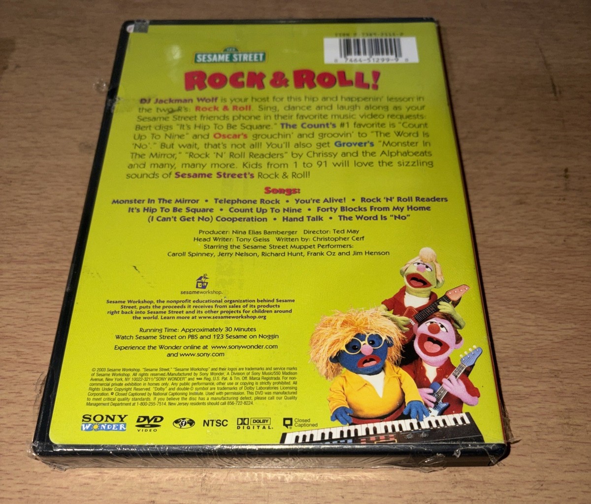 Sesame Street - Rock Roll (DVD, 2003) for sale online | eBay