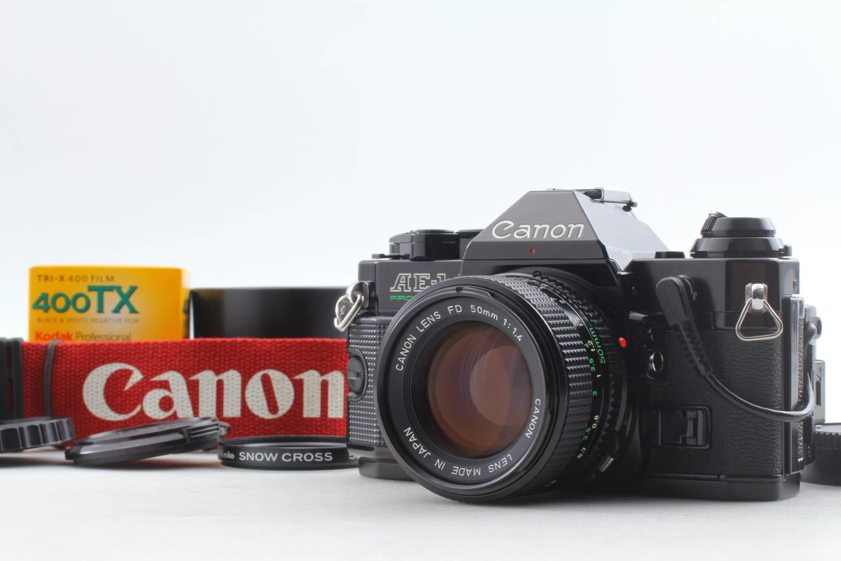 [Casi COMO NUEVA++] Programa Canon AE-1 Negra Nueva FD NFD 50mm F1.4 Cámara fotográfica de JP