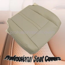For 2015 2016 2017 2017 Lincoln Navigator Driver Bottom Leather Seat Cover Tan