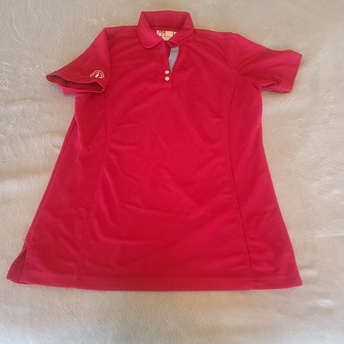 Chick Fil A Womens Medium Red Work Wear Polo Golf Shirt