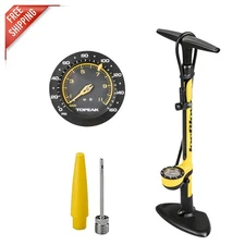 Durable JoeBlow Sport III Bike Floor Pump with 3” Gauge & Universal Valves