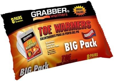 Grabber Warmers Adhesive Toe Warmers 8 Pairs