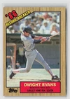 Dwight Evans #3 1987 Topps 86 Record Breaker Red Sox