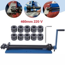 Rundbiegemaschine Sickenmaschine 460mm Manuell Bördelmaschine W/ 6 Würfelsätze