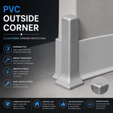 2.5M Aluminium Skirting Board Anodised Metal Trim 59mm 80mm 100mm High