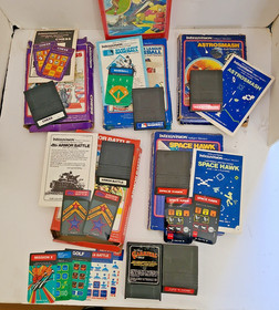 Mattel Intellivision Console 2609 A Bundle, Intellivoice Module, 8 Games, Read