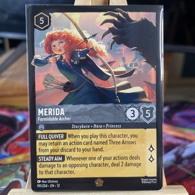 191/204 Merida - Formidable Archer - Wilds Unknown - Legendary - FOIL - Lorcana