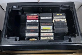 Atari 7800 Pro System Console Bundle 24 Games And 2 Controles And Extras 