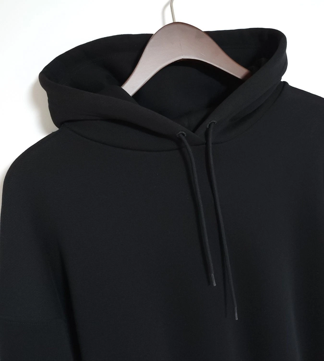 Felpa con cappuccio oversize Balenciaga nera logo b130142 116829193