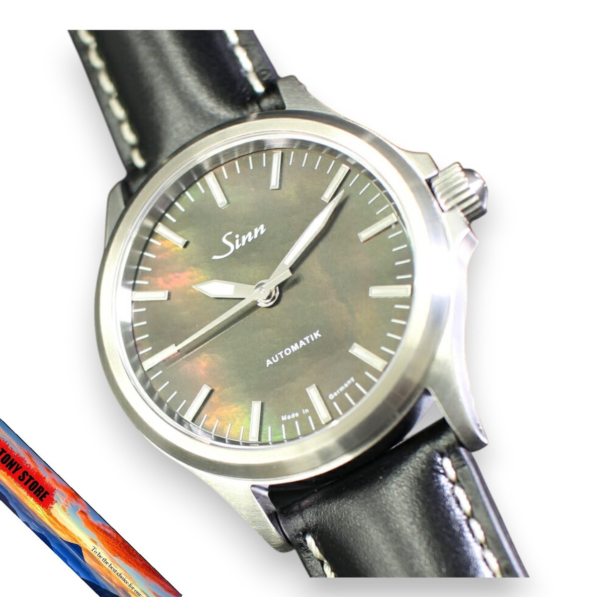 【未使用】Sinn 556 正規品 556.I.Perlmutt.S ブラックシェル Sinn（ジン）556.I.Perlmutt.S 中古