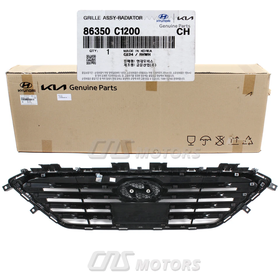 GENUINE Grille Radiator for 2015-17 Hyundai Sonata Smart Cruise 86350C1200⭐⭐⭐⭐⭐ - Image 2 of 4