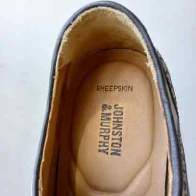 Johnston & Murphy Men\'s Reynolds Cap in Nice Tan Full Grain Leather Johnston & Murphy Men main image 4