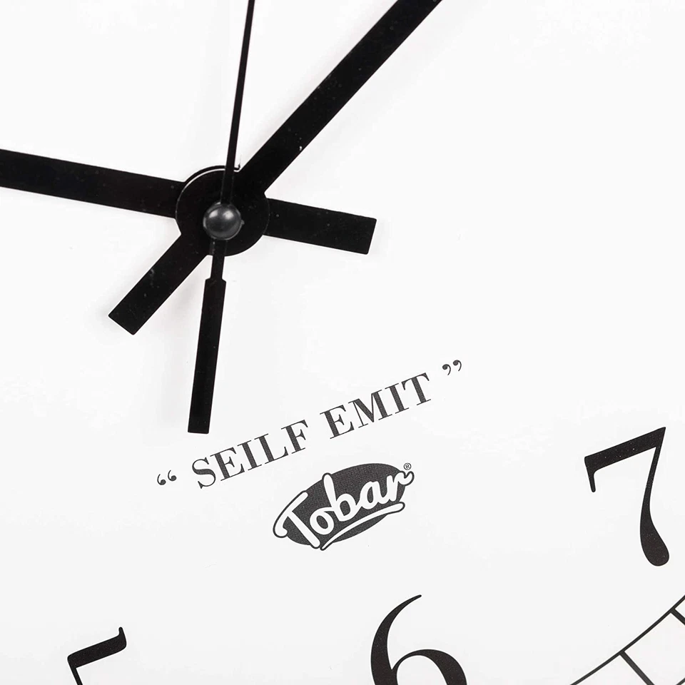 Backwards Anti Clockwise Reverse Back To Front Alice In Wonderland Wall Clock - Image 4 of 4