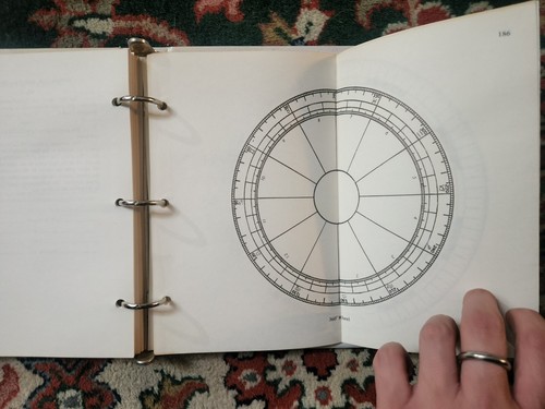Uranian Astrology Guide + Ephemeris 1976 Binder Book Sherman & Frank RARE Occult - 第 10/12 張圖片