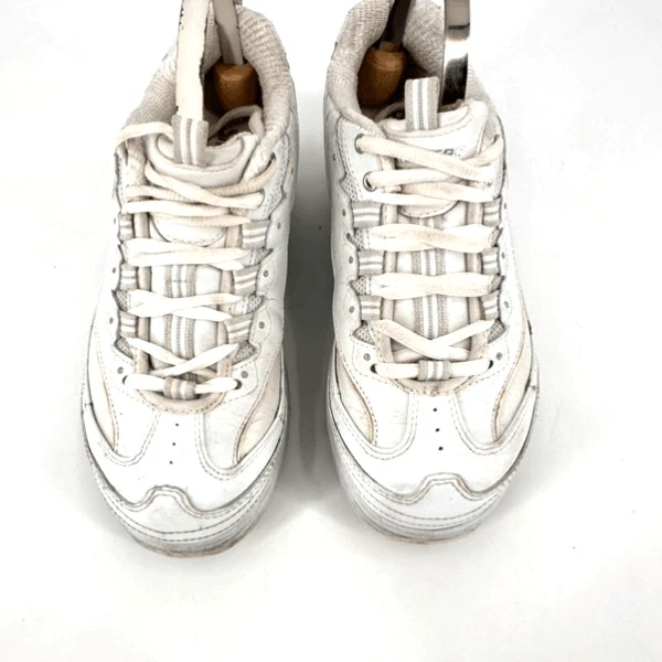 Zapatillas deportivas Skechers para mujer Shape Ups 11800 Metabolizar plateadas blancas talla 6 Foto 3 de 4