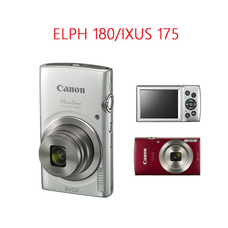Canon PowerShot ELPH 180 Or IXUS 175 20MP Digital Camera Canon PowerShot ELPH 180 Or IXUS 175 20MP Digital Camera