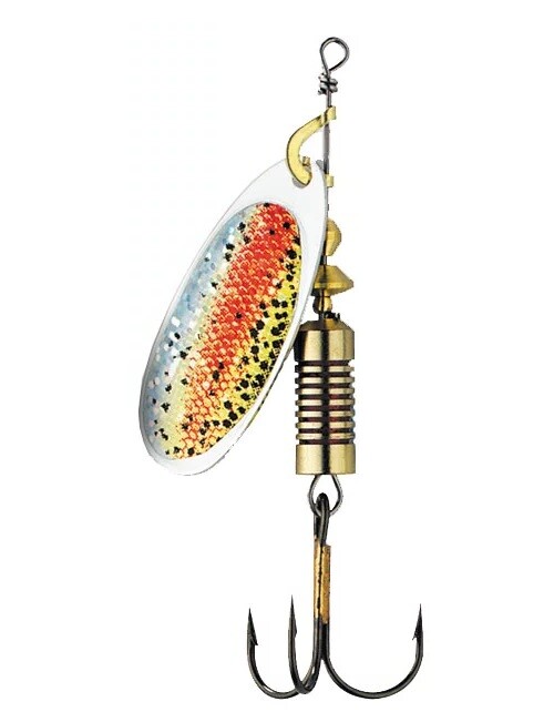 Спиннер DAM Effzett FZ Spinner Gr 1 3g Nature 3D Regenbogenforelle Kunstkder 1490₽