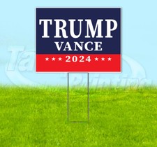 TRUMP VANCE 2024 MAGA FJB 18x24 Yard Sign Snipe Election YS00062