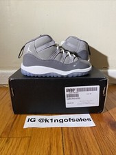 Jordan 11 Retro Cool Grey 2021 TD Toddler - Size 8C 378040-005