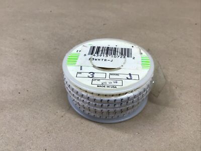 Wieland marking J On Wire Marker 1000 NOS size 3 #76G23