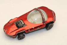 Vintage Original 1967 HOT WHEELS REDLINE Silhouette Red White interior